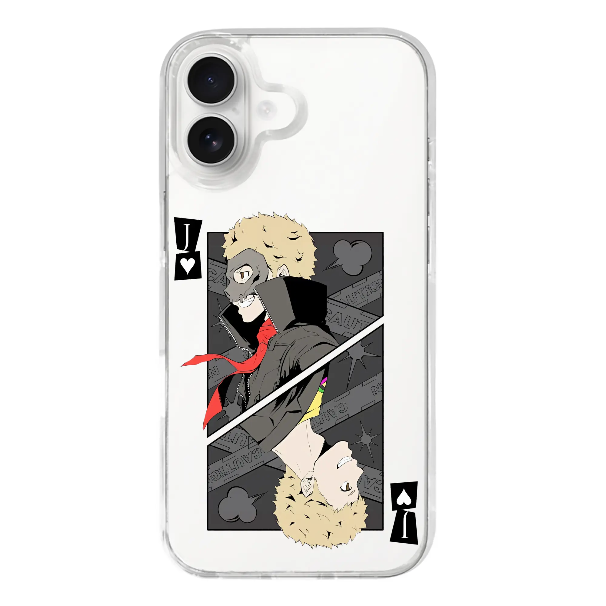 ペルソナ グッズ,坂本竜司 - iPhone 17シリーズ 透明スマホケース – 薄型・耐衝撃・精密フィット保護カバー